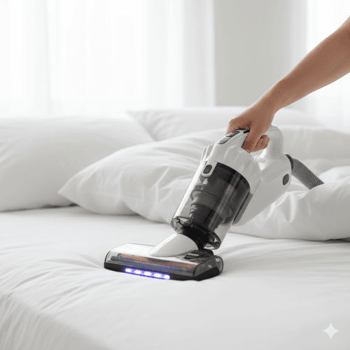 ดูดฝุ่นและทำความสะอาดที่นอน